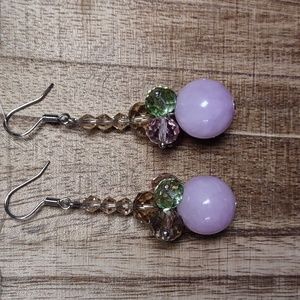 Safari Murano Art Glass Earrings